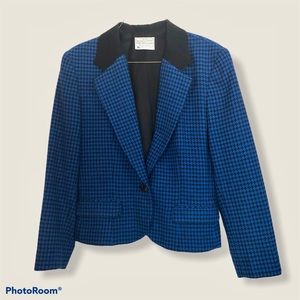 Pendleton Wool Houndstooth, 80’s, Jacket, est.8-10